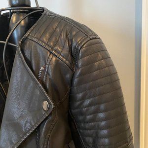 Women's TOPSHOP Faux Leather Jacket